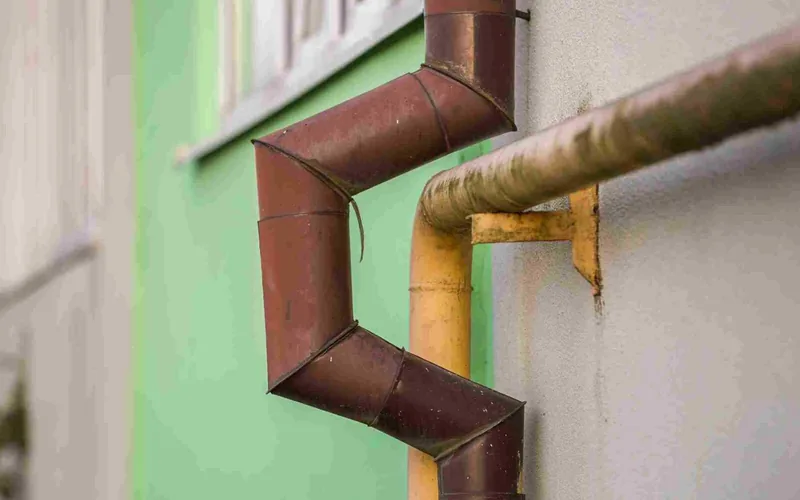 Downpipe Repair in progress — Auckland job by My Homes Gutter Expert