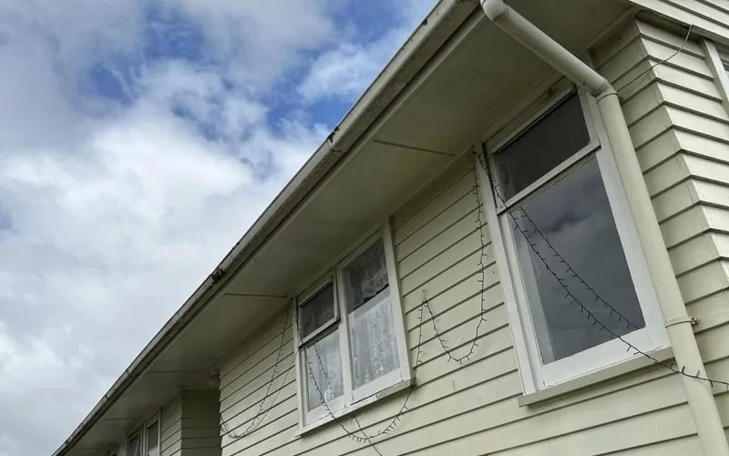 Gutter Installation in progress — Auckland job by My Homes Gutter Expert