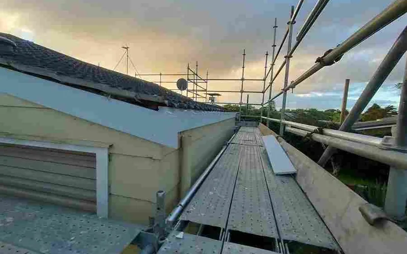 Taylor Fascia Rebuild in progress — Auckland job by My Homes Gutter Expert