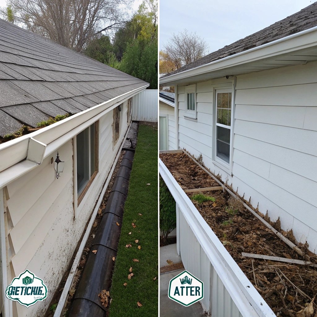 Professional gutter cleaning service